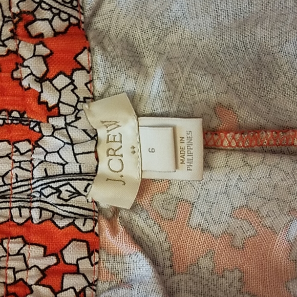 J Crew Linen Blend Paisley Shorts - Picture 2 of 6